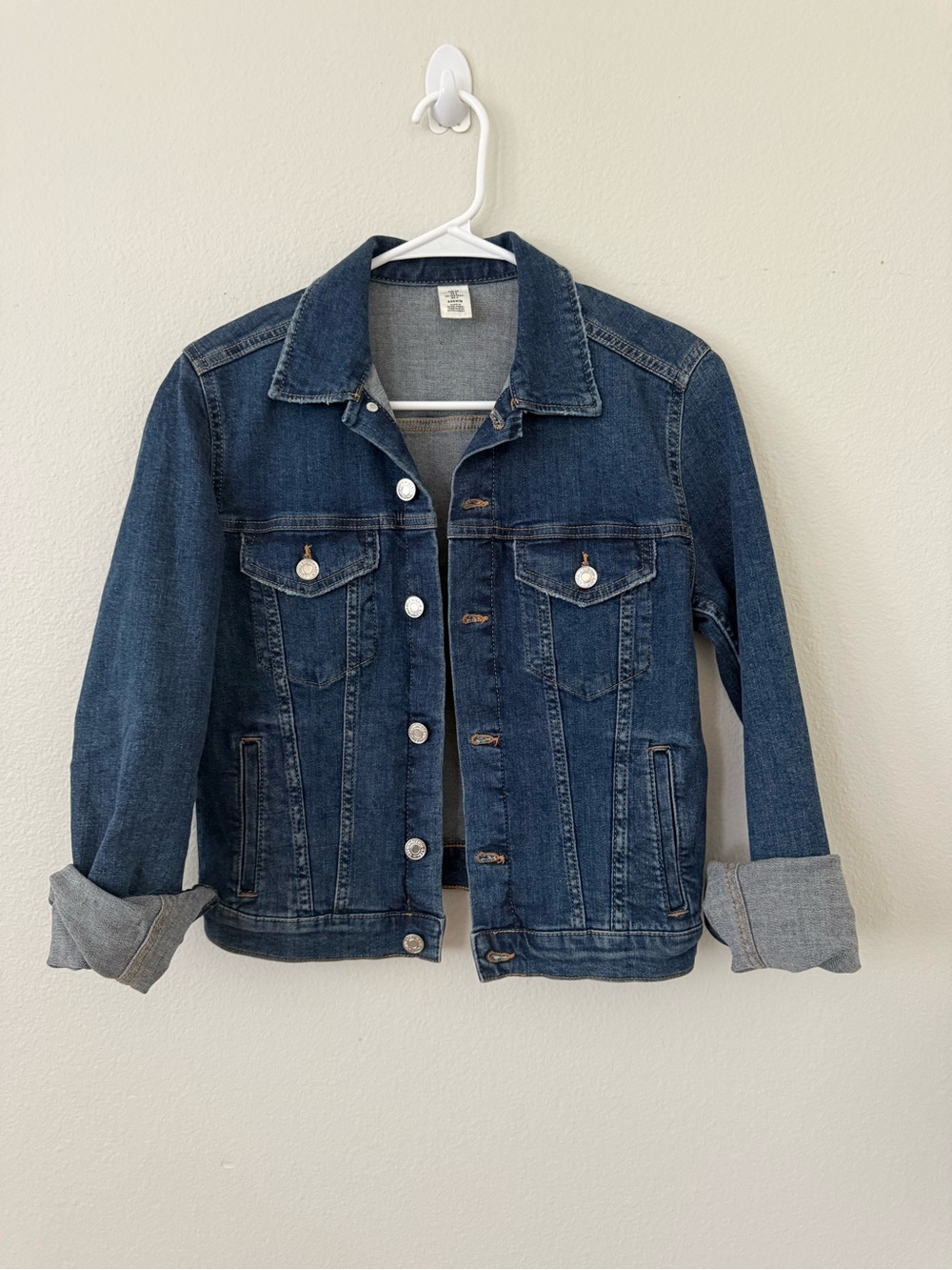 Classic Dark Blue Denim Jacket